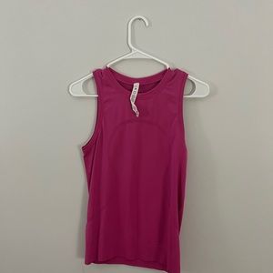 Lululemon pink tank top